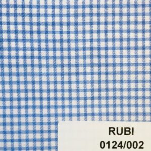 tela para camisa cuadros azul