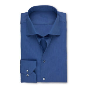 camisa-casual-de-negocios-azul-francia